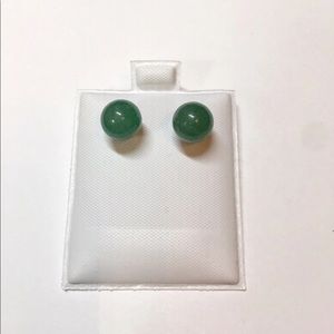 Aventurine stud earrings